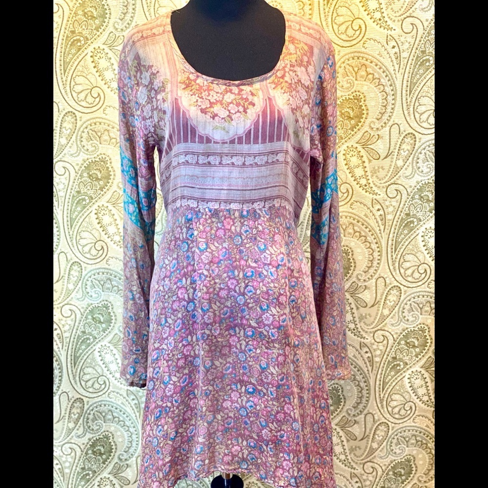 VTG 70’s Mini Dress -M EUC